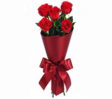 Букет 5 Красных роз Эдлесс Лав в Нехаевской
