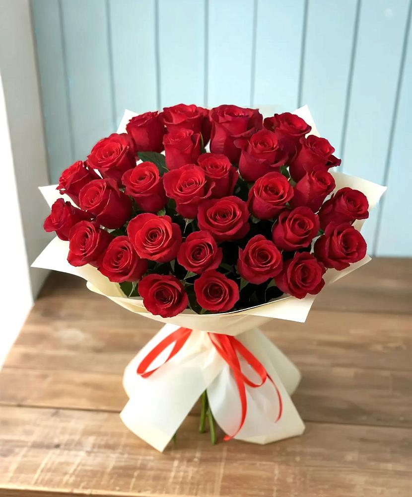 Букет 29 Красных роз в Нехаевской