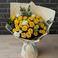 Букет цветов из:  Розы в Нехаевской