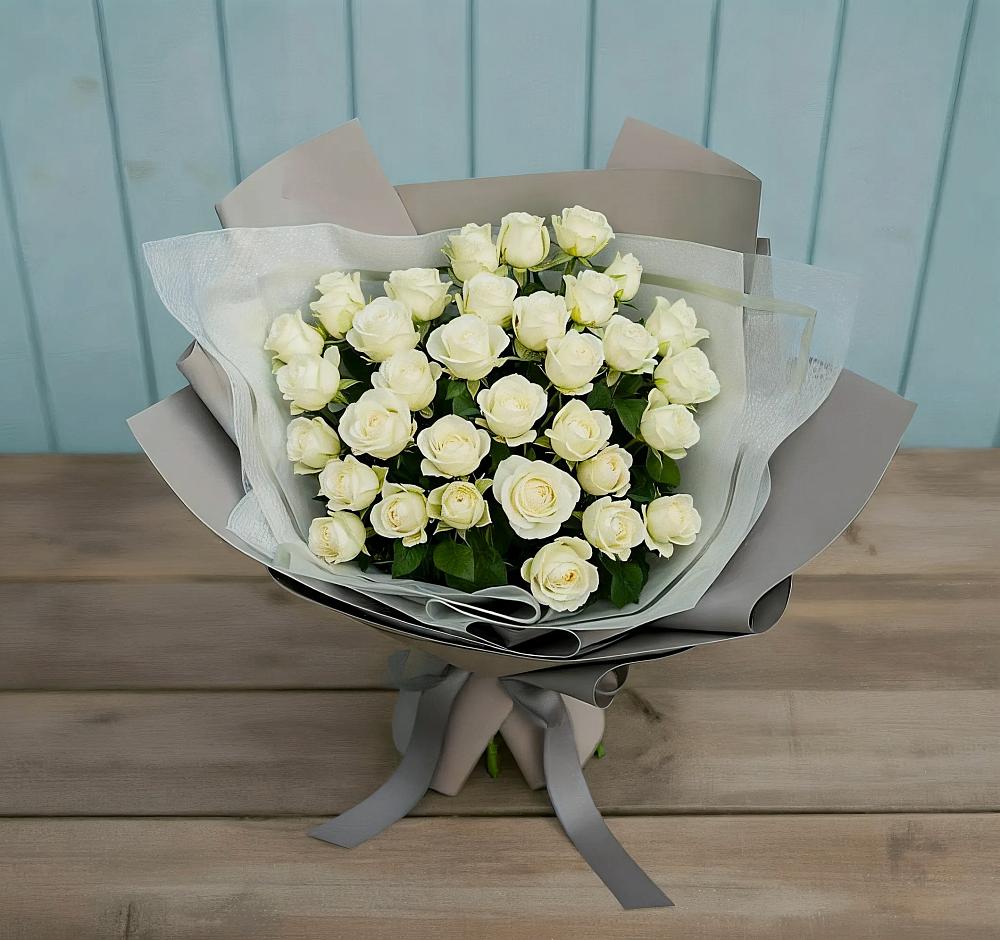 Букет Белоснежная нежность в Нехаевской
