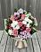 Букет цветов из: Альстромерии, Гвоздики, Розы и Хризантемы в Нехаевской