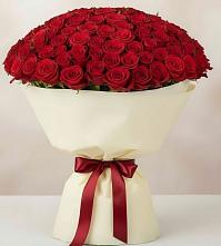 Букет 101 Красная роза Милано в Нехаевской