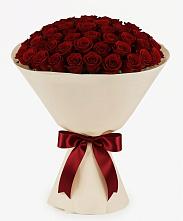 Букет 101 Бордовая роза Блэк Бакарра в Нехаевской