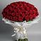 Букет 101 Красная роза Блэк Мэджик в Нехаевской