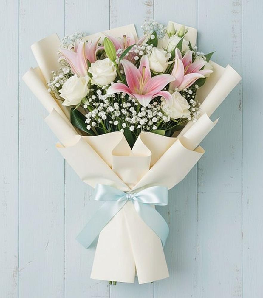 Букет цветов из: Лилии в Нехаевской