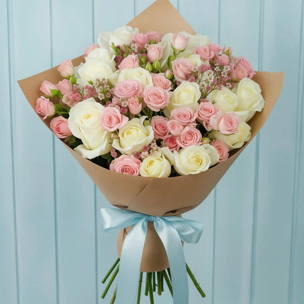 Букет цветов из: Розы в Нехаевской