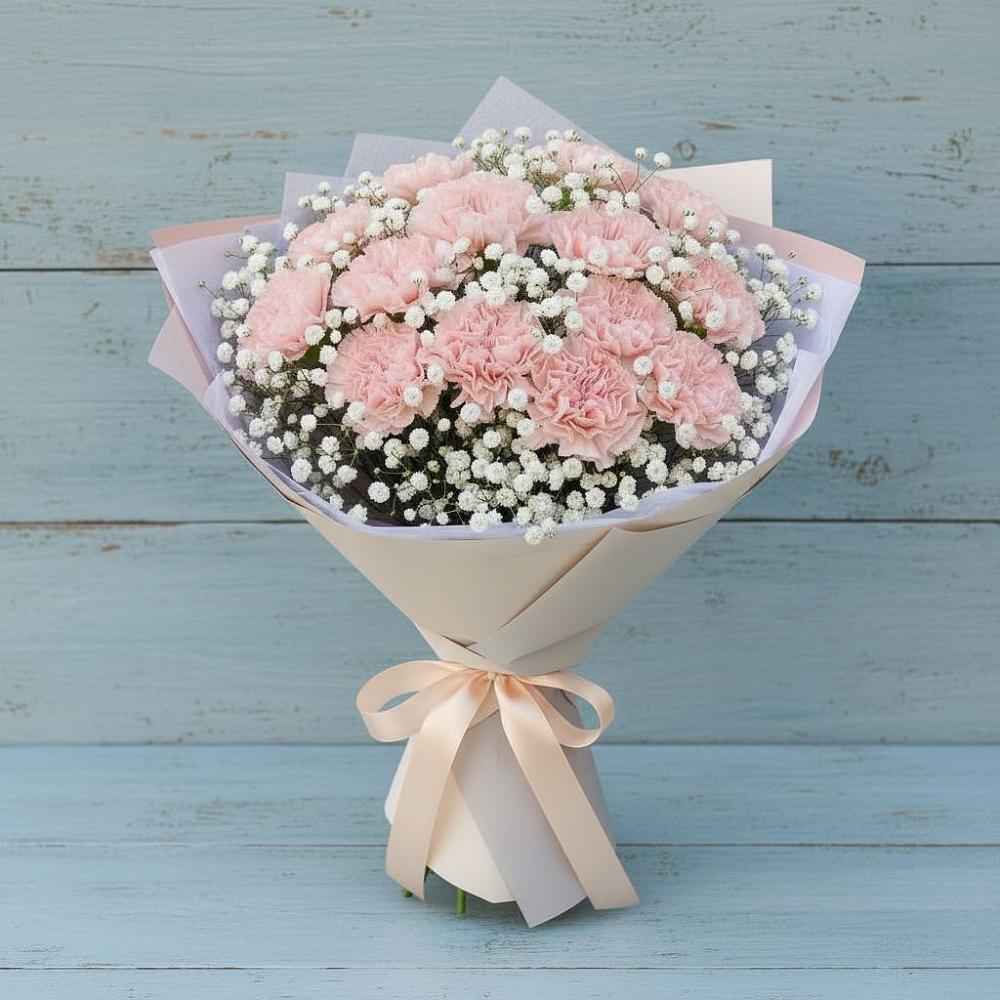 Букет цветов из: Гвоздики в Нехаевской