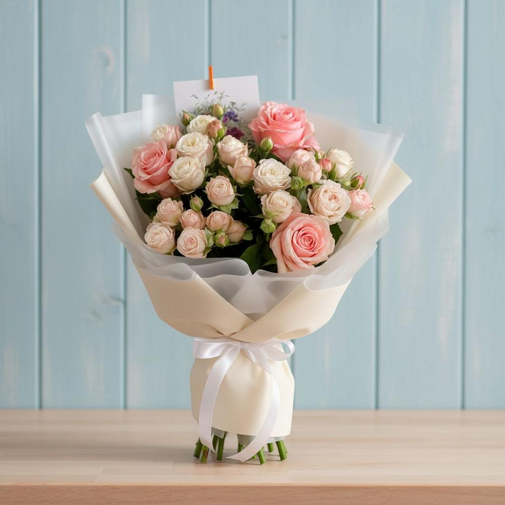 Букет цветов из: Розы в Нехаевской