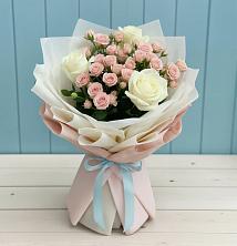 Букет цветов из:  Розы в Нехаевской