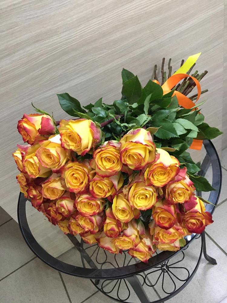 Букет Желтые розы в Нехаевской