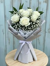 Букет цветов из:  Розы в Нехаевской