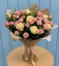 Букет цветов из:  Розы в Нехаевской