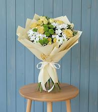 Букет цветов из:  Хризантемы и Розы #REPLACE_PRED# Нехаевской