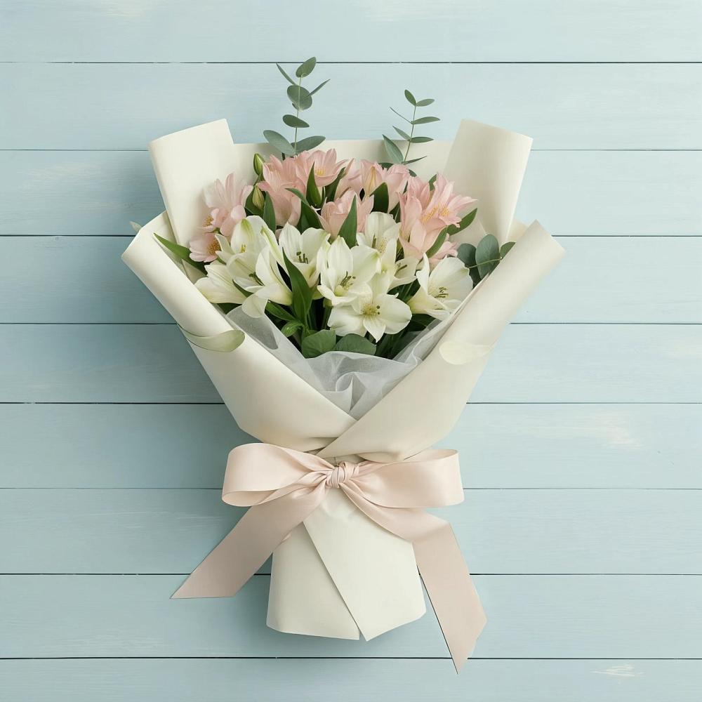 Букет цветов из: Альстромерии в Нехаевской