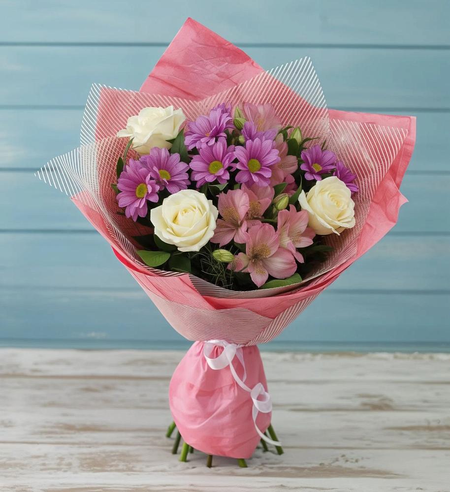 Букет цветов из: Герберы в Нехаевской