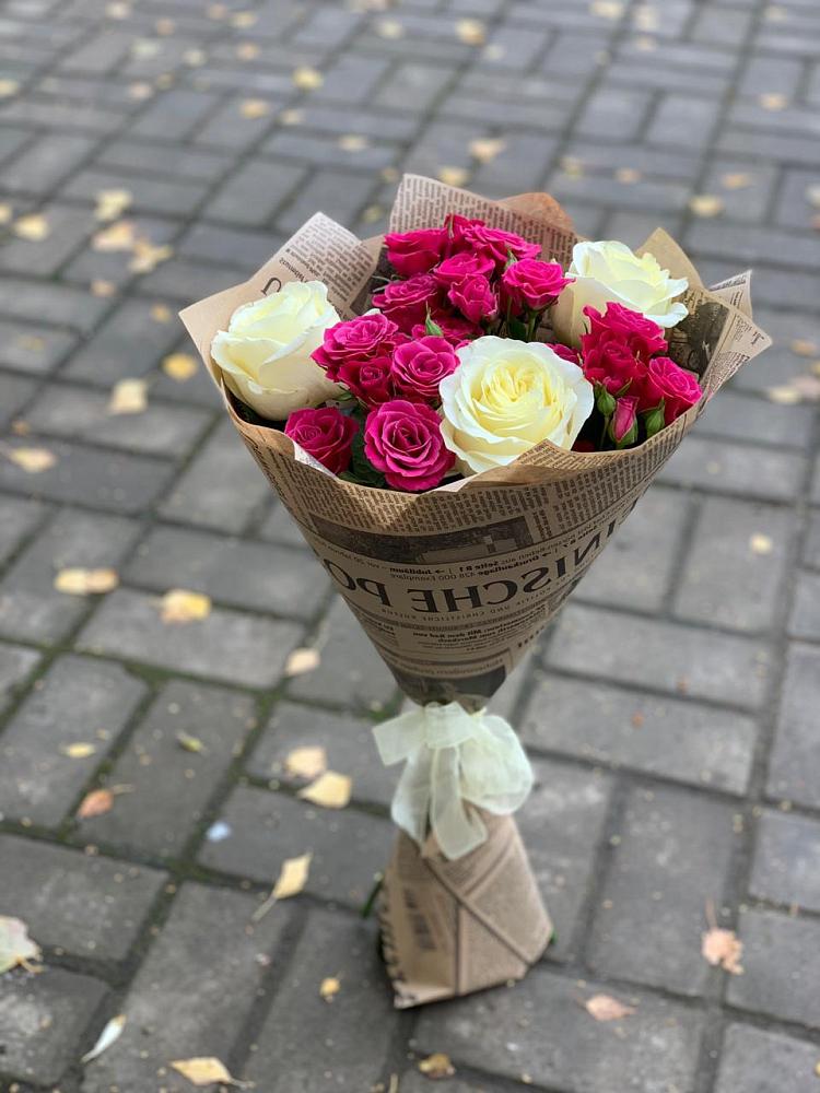 Букет цветов из: Розы в Нехаевской