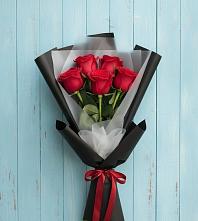 Букет цветов из:  Розы в Нехаевской