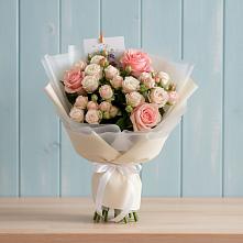 Букет цветов из:  Розы в Нехаевской